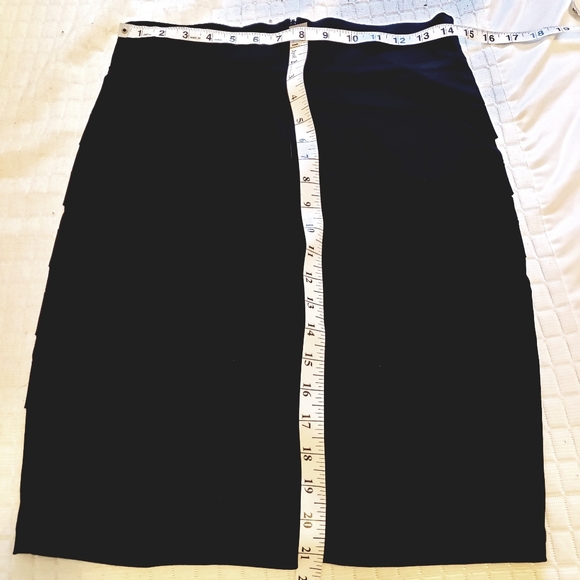 Maude banded pencil skirt, Large, black - Picture 9 of 13